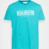 Pier One Uomo RECALIBRATION GRAPHIC TEE - T-shirt Con Stampa - Blue -Offerta Economica Pier One 5f3c9757fdf540959f48e645fb86cf30