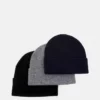 Pier One 3 PACK UNISEX - Berretto - Black/grey/dark Blue -Offerta Economica Pier One 5fe68049a70c4b809729ff383f5f14c6