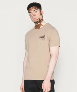 Pier One Uomo T-shirt Con Stampa - Light Brown