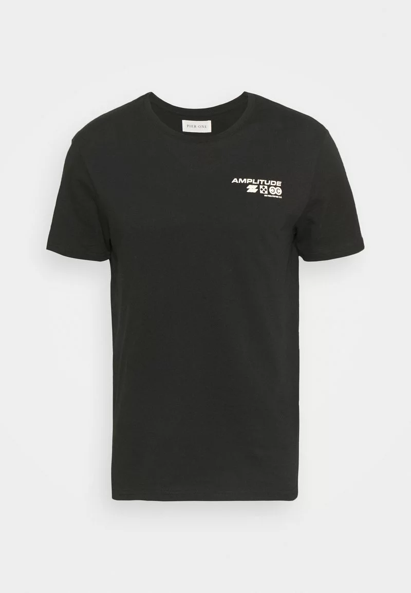 Pier One Uomo T-shirt Con Stampa - Black 7 Pier One Uomo T-shirt Con Stampa - Black - immagine 5