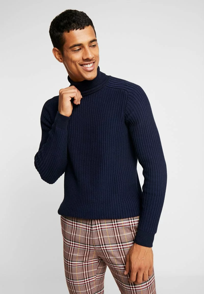 Pier One Uomo Maglione - Mottled Dark Blue 3 Pier One Uomo Maglione - Mottled Dark Blue