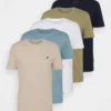 Pier One Uomo WITH BIRD STRAIGHT 5 PACK - T-shirt Basic - Beige/white/light Blue -Offerta Economica Pier One 66878d61f9284197b4395faece75418c