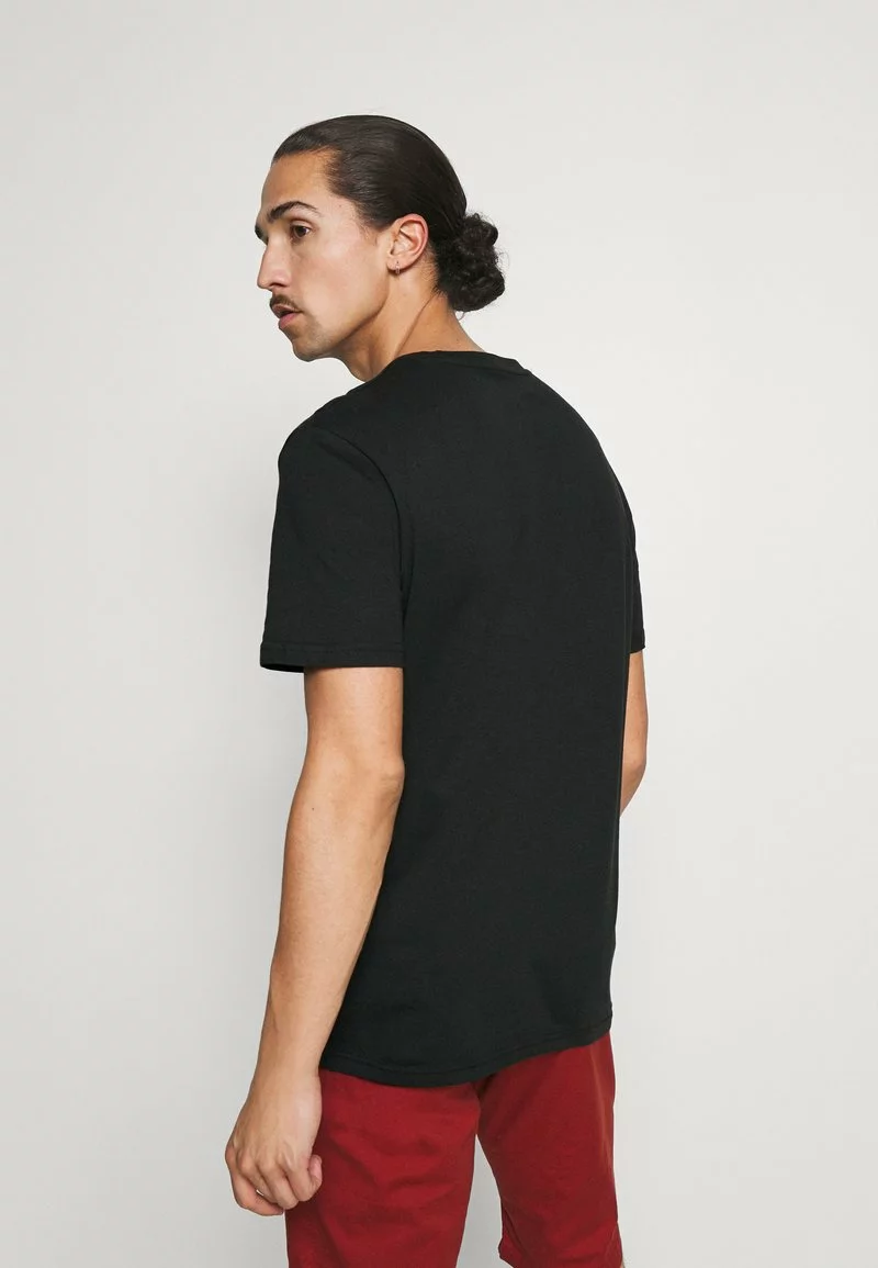 Pier One Uomo T-shirt Basic - Black 5 Pier One Uomo T-shirt Basic - Black - immagine 3
