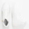 Pier One UNISEX - Sneakers Alte - White/gold-coloured -Offerta Economica Pier One 67af628f71ca47948e264373d52db82c