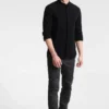 Pier One Uomo Camicia - Black -Offerta Economica Pier One 6a5a75b5015e4cf5988ee2051c05d3a5