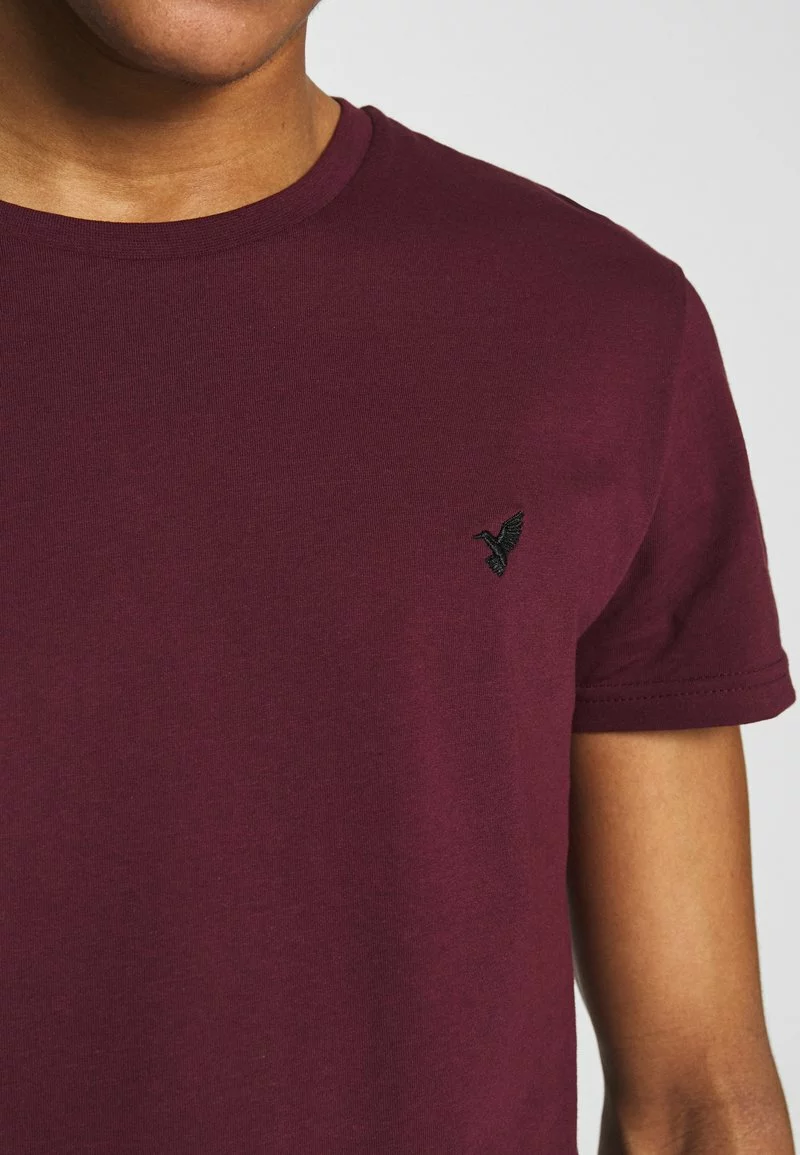 Pier One Uomo T-shirt Basic - Bordeaux 8 Pier One Uomo T-shirt Basic - Bordeaux - immagine 6