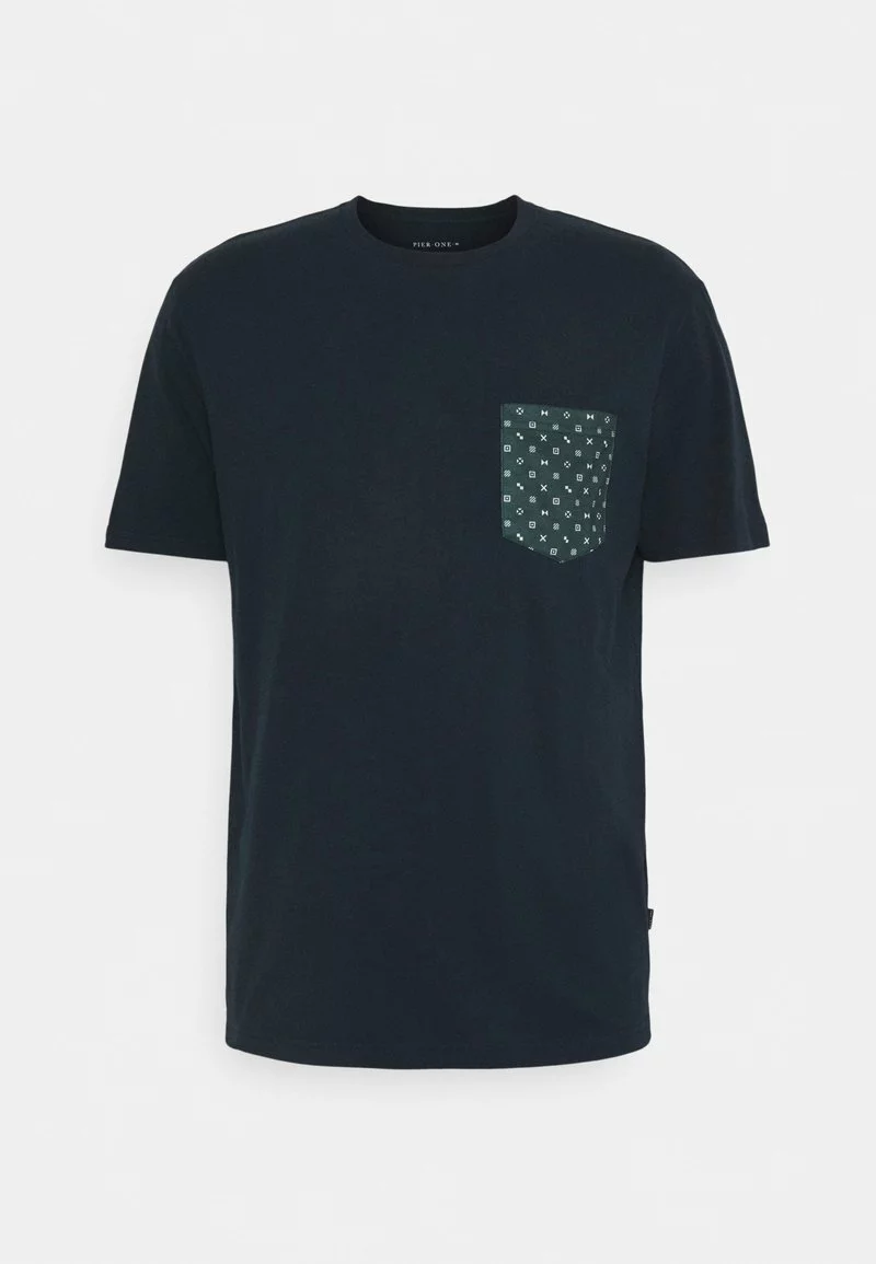 Pier One Uomo T-shirt Con Stampa - Dark Blue 7 Pier One Uomo T-shirt Con Stampa - Dark Blue - immagine 5