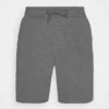 Pier One Uomo LOUNGE STRIPED SHORTS - Pantaloni Del Pigiama - Mottled Dark Grey/mottled Grey -Offerta Economica Pier One 70bae9bb28b546f6a64ed9446d2c0e37