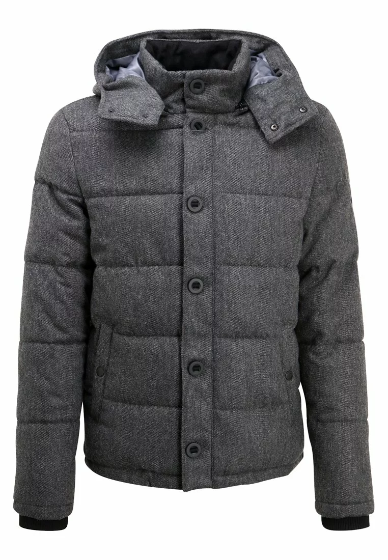 Pier One Uomo HOODED - Giacca Invernale - Grey Melange 9 Pier One Uomo HOODED - Giacca Invernale - Grey Melange - immagine 7