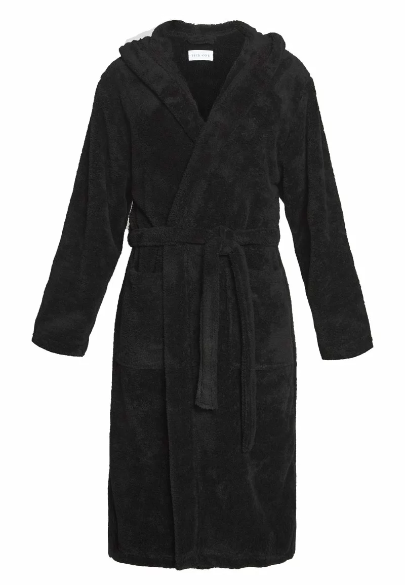 Pier One Uomo Accappatoio - Black 7 Pier One Uomo Accappatoio - Black - immagine 5