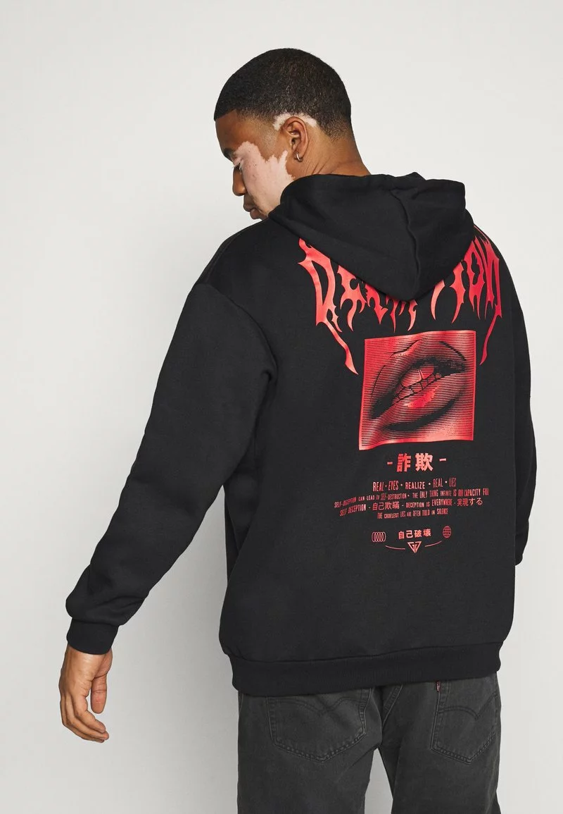 Pier One Uomo Felpa Con Cappuccio - Black 3 Pier One Uomo Felpa Con Cappuccio - Black