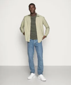 Pier One Uomo 3 PACK - T-shirt Basic - Black/grey/green