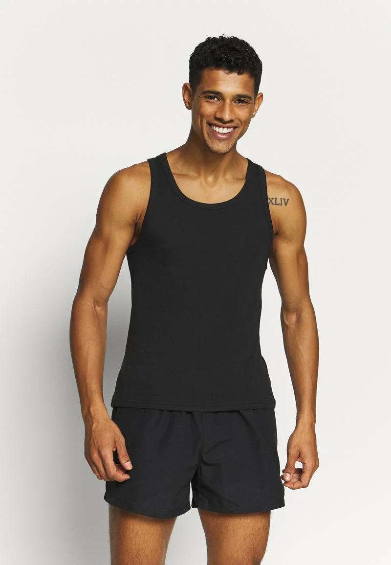 Pier One Uomo 3 PACK - Maglietta Intima - Black 5 Pier One Uomo 3 PACK - Maglietta Intima - Black - immagine 3