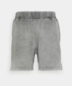 Pier One Uomo LOUNGE ACID WASHED SHORTS - Pantaloni Del Pigiama - Black