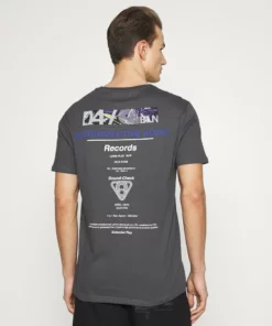 Pier One Uomo T-shirt Con Stampa - Dark Grey