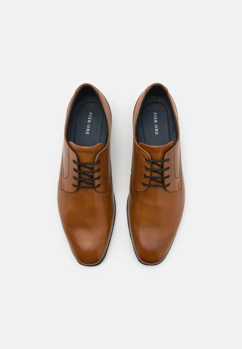 Pier One Uomo LEATHER - Stringate - Cognac 6 Pier One Uomo LEATHER - Stringate - Cognac - immagine 4