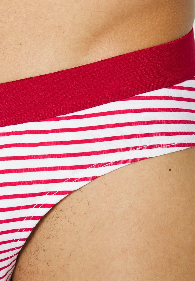 Pier One Uomo 3 PACK - Slip - Red/white 8 Pier One Uomo 3 PACK - Slip - Red/white - immagine 6