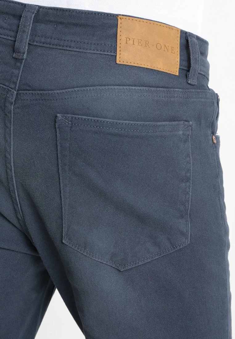 Pier One Uomo COLOURED BARON - Jeans Slim Fit - Dark Blue 6 Pier One Uomo COLOURED BARON - Jeans Slim Fit - Dark Blue - immagine 4
