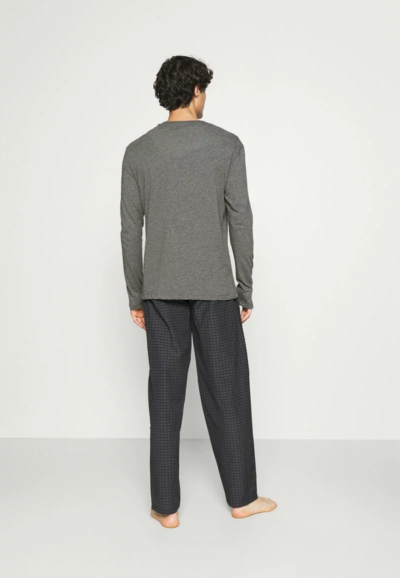 Pier One Uomo Pigiama - Black/mottled Dark Grey 5 Pier One Uomo Pigiama - Black/mottled Dark Grey - immagine 3