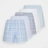 Pier One Uomo 5 PACK - Boxer - Light Blue/white -Offerta Economica Pier One 843919d02a024465b4f0a52da0998e48