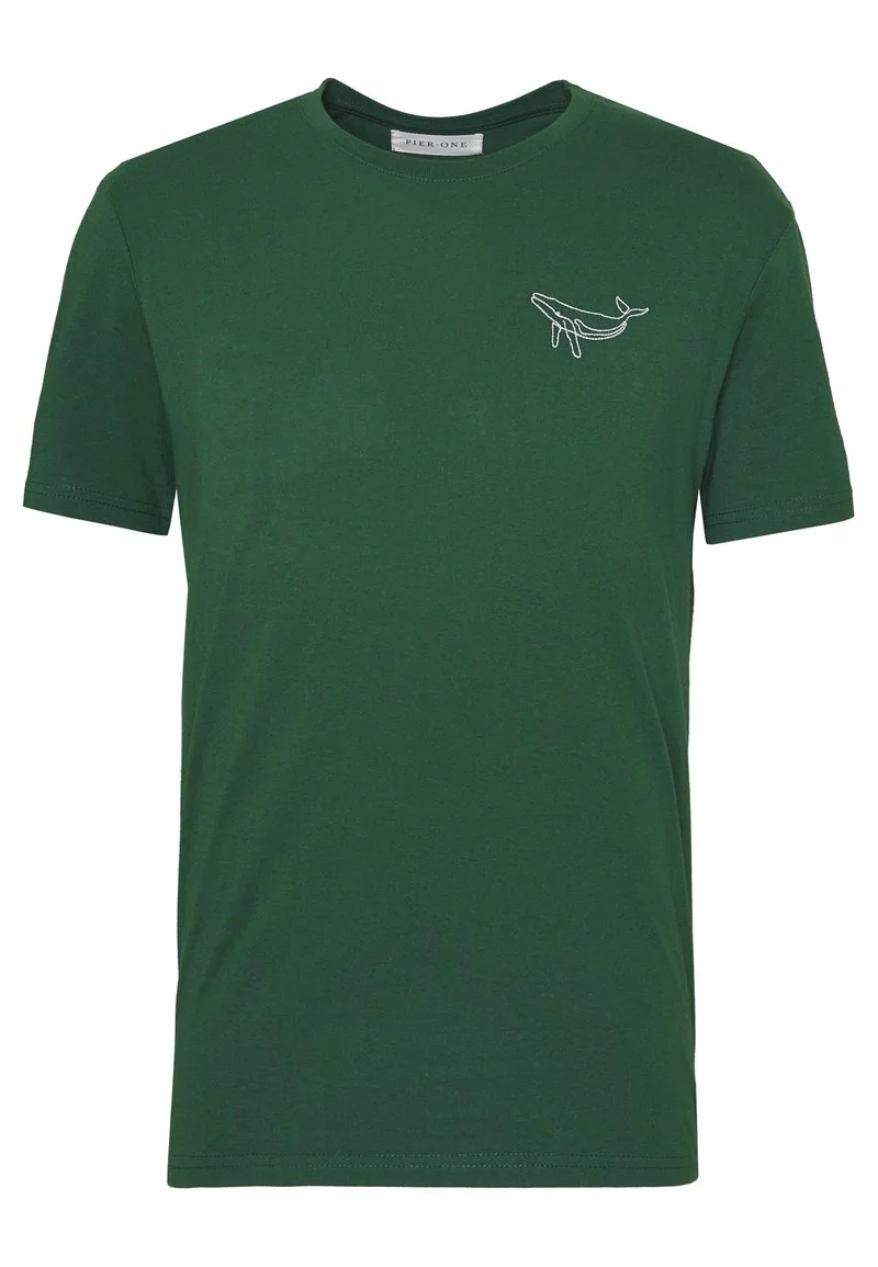 Pier One Uomo T-shirt Con Stampa - Dark Green 6 Pier One Uomo T-shirt Con Stampa - Dark Green - immagine 4