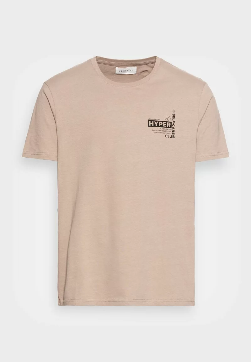 Pier One Uomo T-shirt Con Stampa - Light Brown 6 Pier One Uomo T-shirt Con Stampa - Light Brown - immagine 4