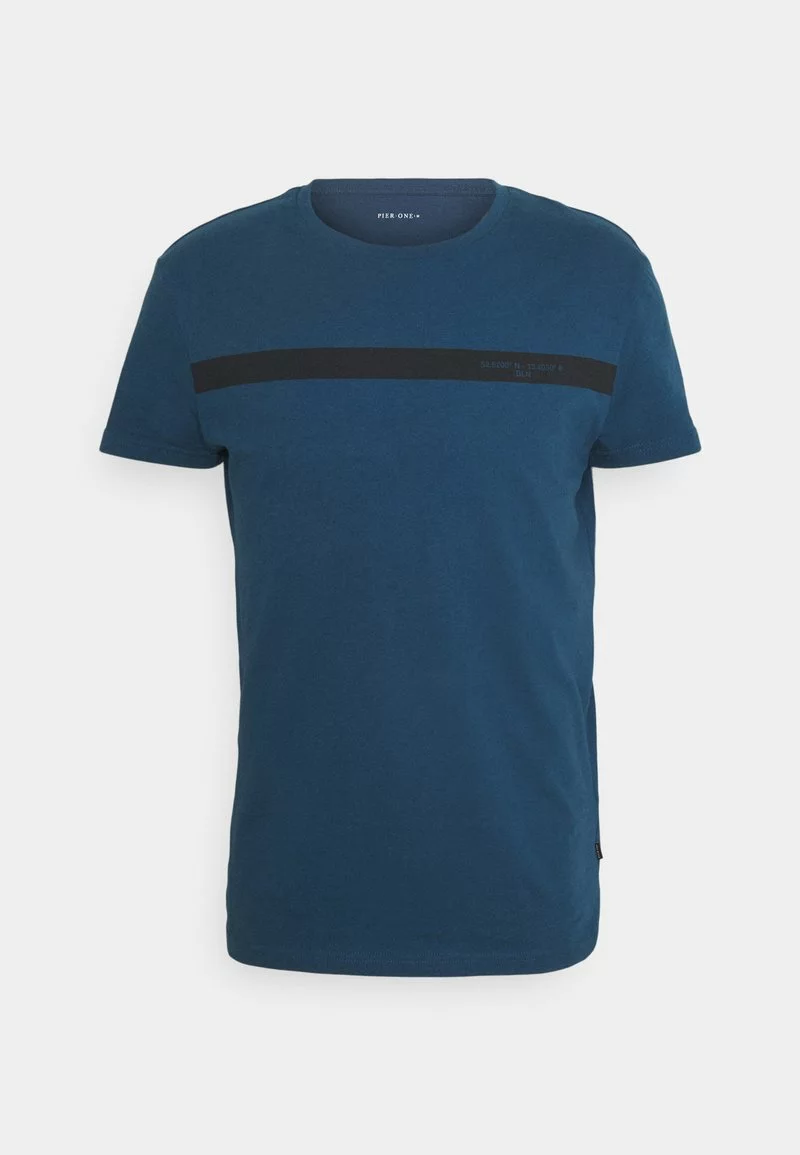 Pier One Uomo T-shirt Con Stampa - Blue 8 Pier One Uomo T-shirt Con Stampa - Blue - immagine 6