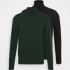 Pier One Uomo 2 PACK - Maglione - Black/dark Green 12 Pier One Uomo 2 PACK - Maglione - Black/dark Green -Offerta Economica Pier One 903218958e2e432c9ae54008d290ccf6