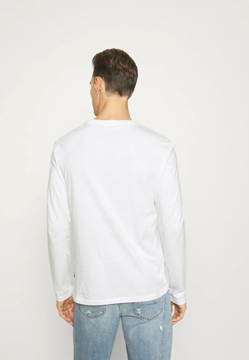 Pier One Uomo 3 PACK - Maglietta A Manica Lunga - Black/white/mottled Light Grey 5 Pier One Uomo 3 PACK - Maglietta A Manica Lunga - Black/white/mottled Light Grey - immagine 3