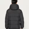Pier One Uomo BASIC PUFFER JACKET WITH CONTRAST HOOD - Giacca Invernale - Black/olive -Offerta Economica Pier One 92072901e83b4e7fbf1015b4e347e4b8