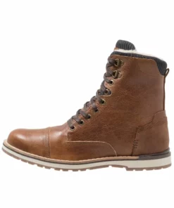 Pier One Uomo Stivaletti Stringati - Cognac