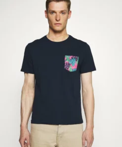 Pier One Uomo T-shirt Con Stampa - Dark Blue