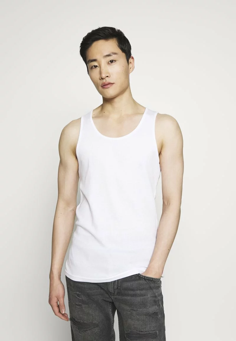 Pier One Uomo 3 PACK - Top - White/black 8 Pier One Uomo 3 PACK - Top - White/black - immagine 6