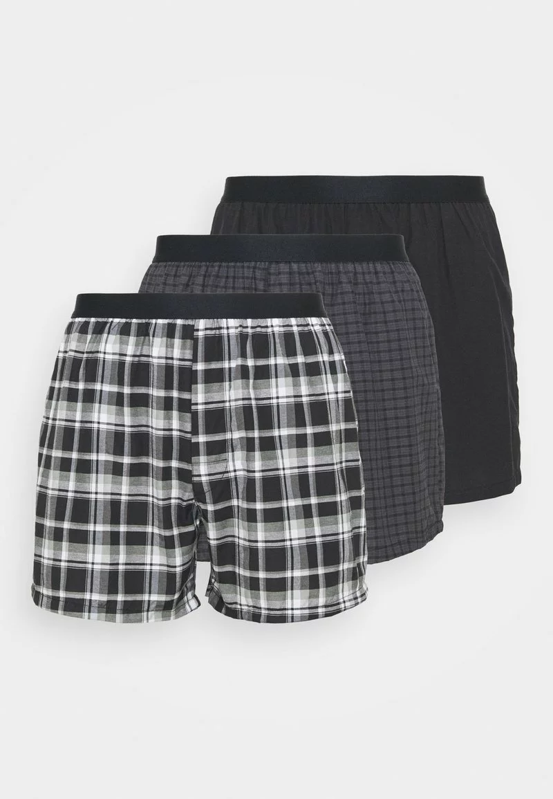 Pier One Uomo 3 PACK - Boxer - Black 7 Pier One Uomo 3 PACK - Boxer - Black - immagine 5