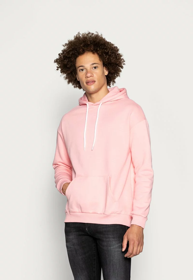 Pier One Unisex Felpa Con Cappuccio - Pink 3 Pier One Unisex Felpa Con Cappuccio - Pink