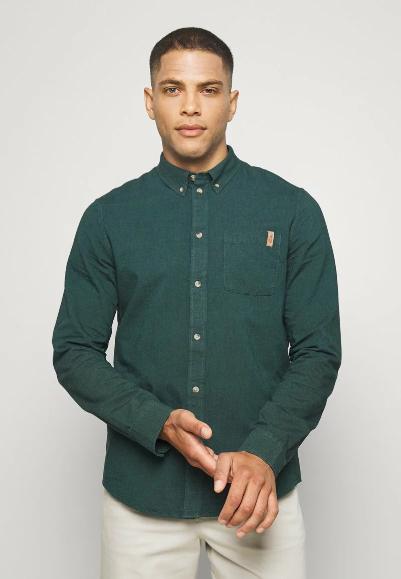 Pier One Uomo Camicia - Dark Green 3 Pier One Uomo Camicia - Dark Green