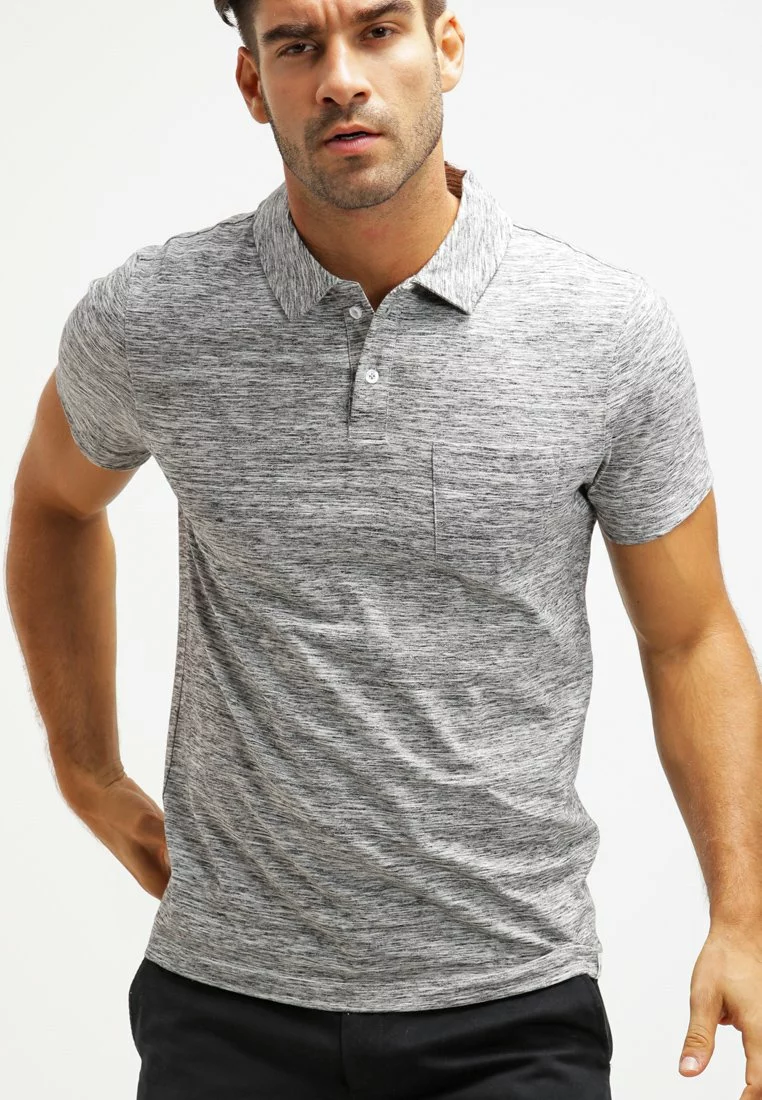 Pier One Uomo Polo - Grey Melange 3 Pier One Uomo Polo - Grey Melange