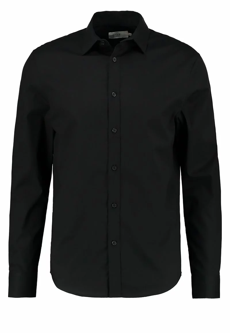 Pier One Uomo Camicia Elegante - Black 6 Pier One Uomo Camicia Elegante - Black - immagine 4