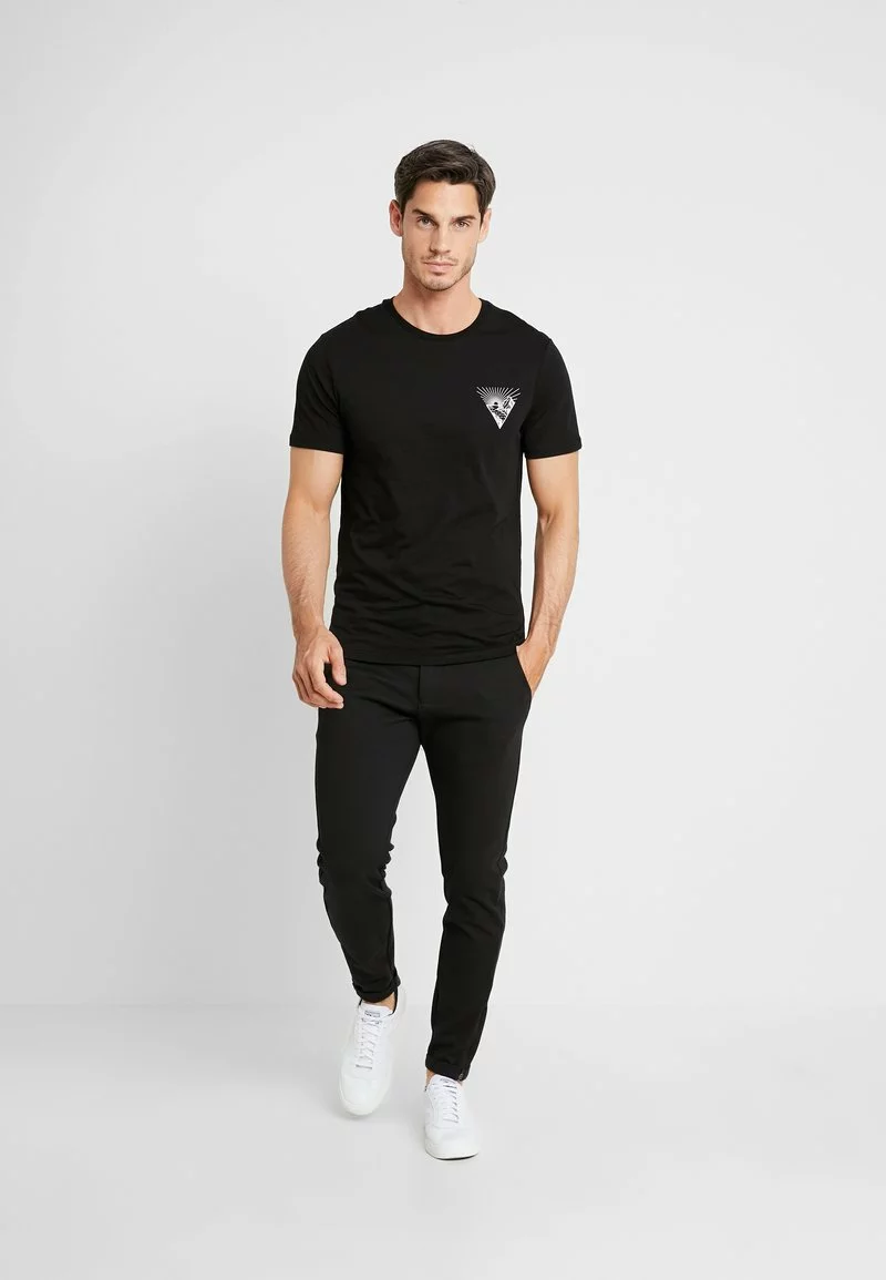 Pier One Uomo T-shirt Con Stampa - Black 4 Pier One Uomo T-shirt Con Stampa - Black - immagine 2
