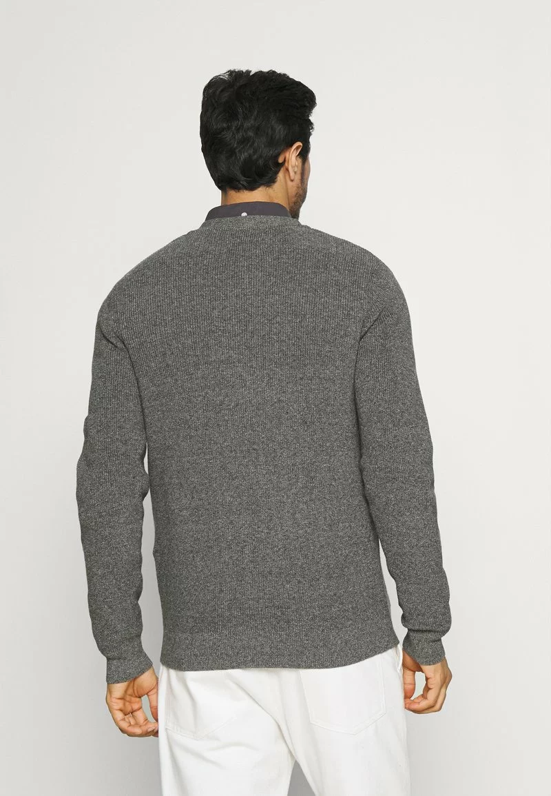Pier One Uomo Cardigan - Mottled Grey 5 Pier One Uomo Cardigan - Mottled Grey - immagine 3