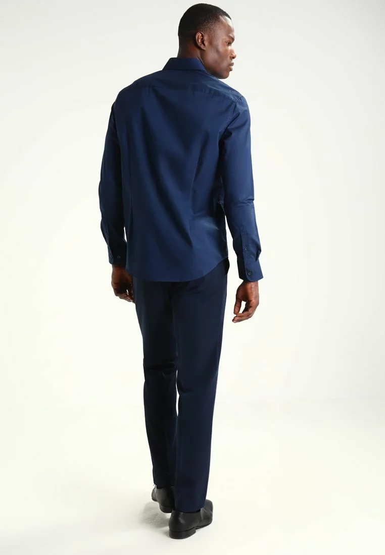 Pier One Uomo Camicia Elegante - Dark Blue 5 Pier One Uomo Camicia Elegante - Dark Blue - immagine 3