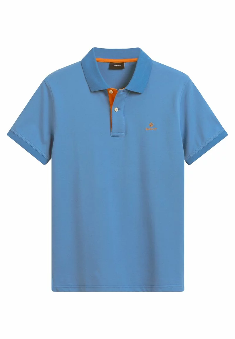 GANT Uomo PLUS CONTRAST COLLAR RUGGER - Poloshirt - Day Blue 7 GANT Uomo PLUS CONTRAST COLLAR RUGGER - Poloshirt - Day Blue - immagine 5