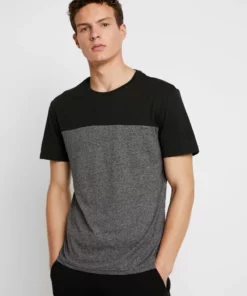 Pier One Uomo T-shirt Con Stampa - Black