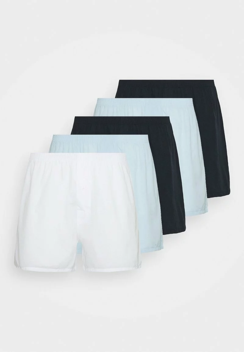 Pier One Uomo 5 PACK - Boxer - Dark Blue/light Blue/white 8 Pier One Uomo 5 PACK - Boxer - Dark Blue/light Blue/white - immagine 6