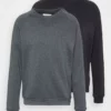 Pier One Uomo 2er Pack CREW NECK - Felpa - Black/mottled Dark Grey 1 Pier One Uomo 2er Pack CREW NECK - Felpa - Black/mottled Dark Grey -Offerta Economica Pier One aac32521ee404b7f82fed2b996d01930