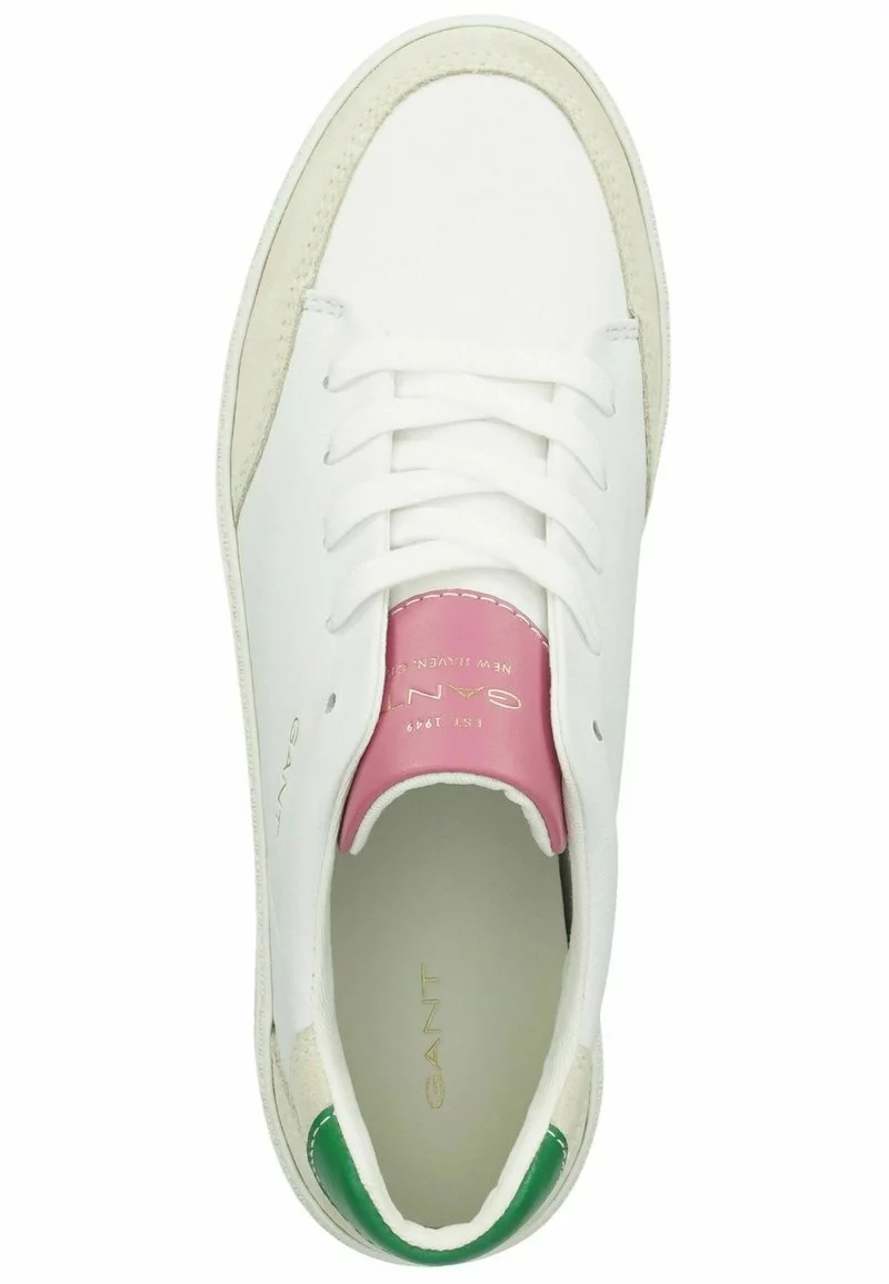 GANT Donna Sneaker Low - Wht Green Pink 5 GANT Donna Sneaker Low - Wht Green Pink - immagine 3