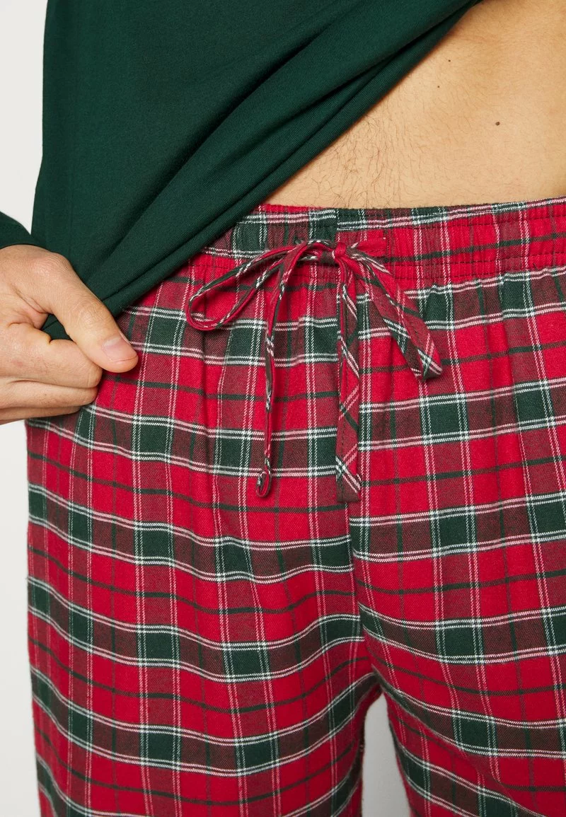 Pier One Uomo Pigiama - Dark Green/red 7 Pier One Uomo Pigiama - Dark Green/red - immagine 5