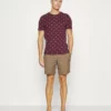 Pier One Uomo T-shirt Con Stampa - Bordeaux -Offerta Economica Pier One af187194900f4f069313fb5f2a72f1ef