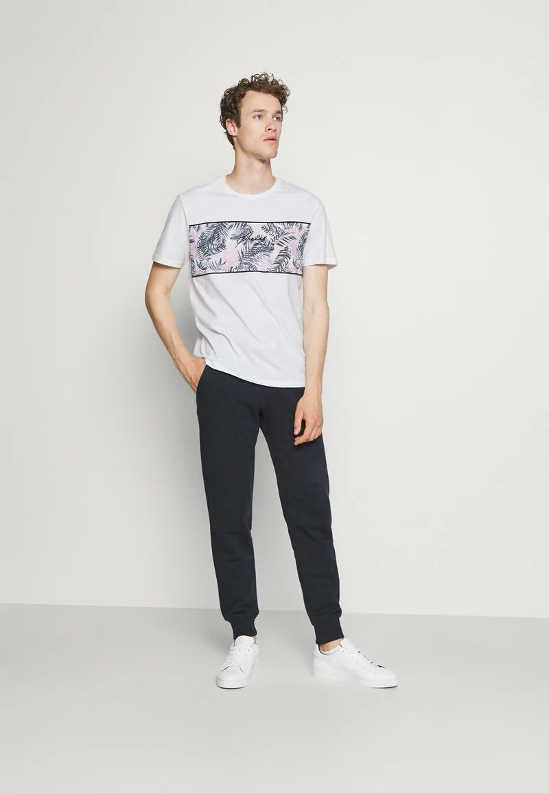 Pier One Uomo T-shirt Con Stampa - White 4 Pier One Uomo T-shirt Con Stampa - White - immagine 2