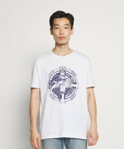 Pier One Uomo T-shirt Con Stampa - White